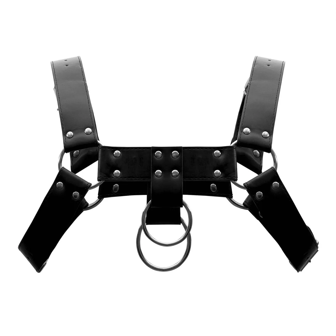 Bekleidung_Herren Power_Herrenunterwäsche Male Power 590-266 Leder Widder Geschirr Farbe Schwarz