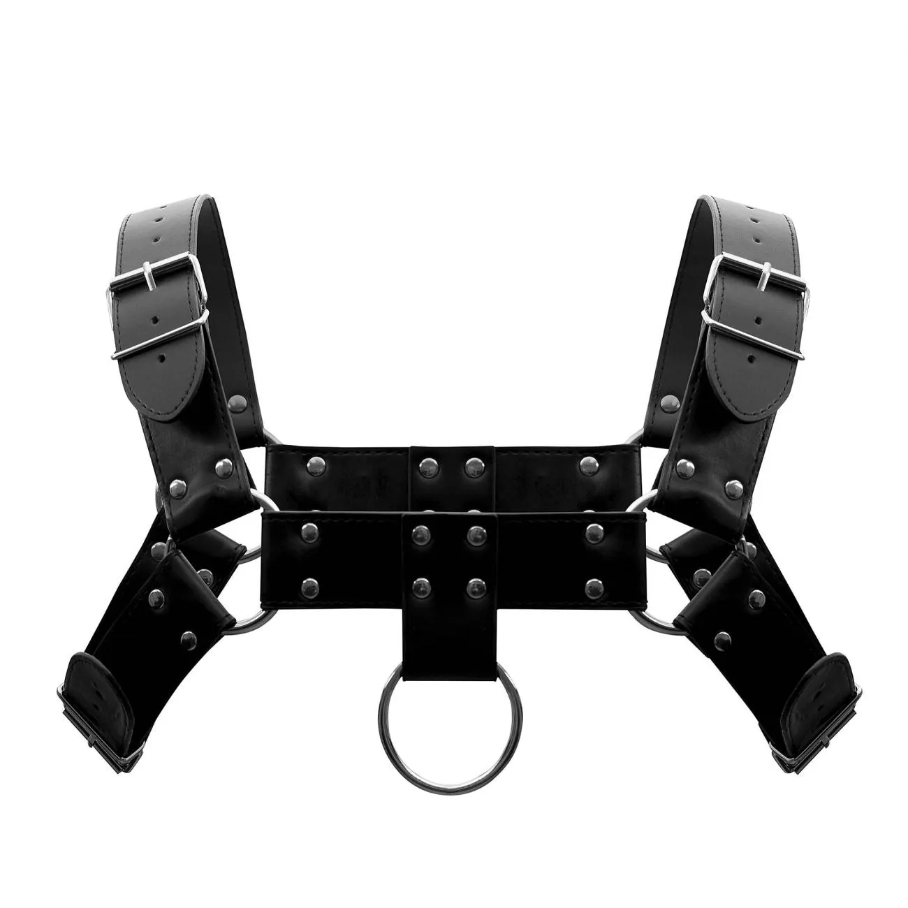 Bekleidung_Herren Power_Herrenunterwäsche Male Power 590-266 Leder Widder Geschirr Farbe Schwarz