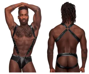 Bekleidung_Herren Power_Herrenunterwäsche Male Power PAK-154 Fetish Uranus Jockstrap Farbe Schwarz