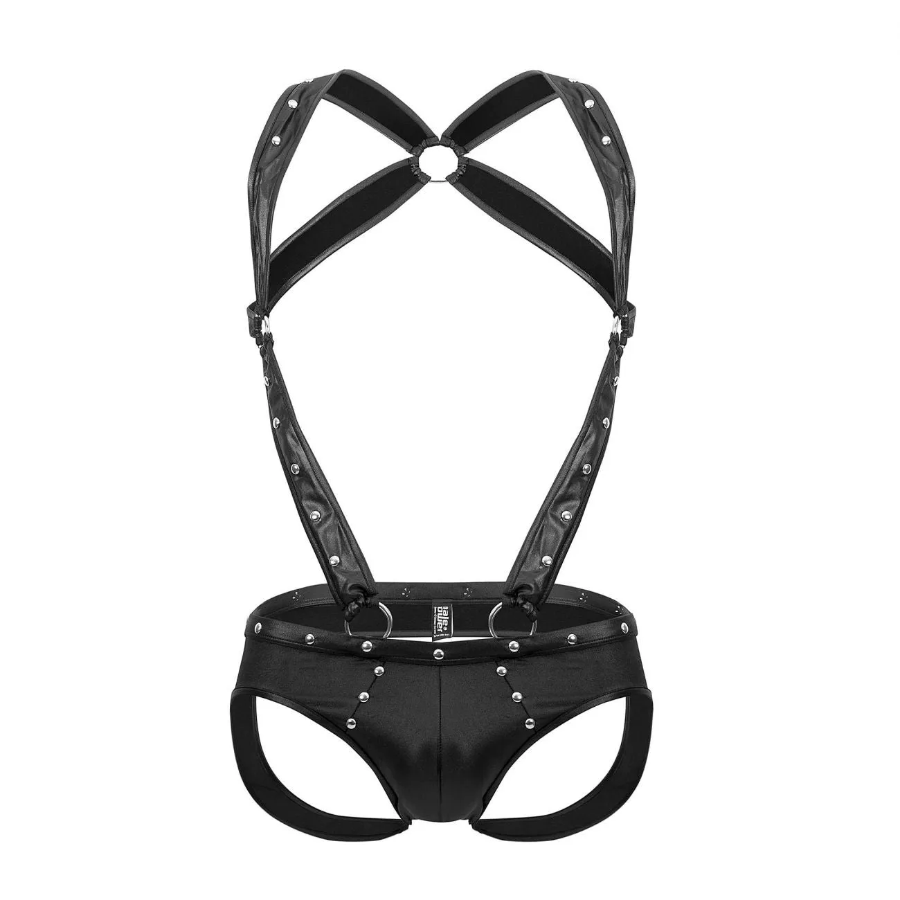 Bekleidung_Herren Power_Herrenunterwäsche Male Power PAK-154 Fetish Uranus Jockstrap Farbe Schwarz