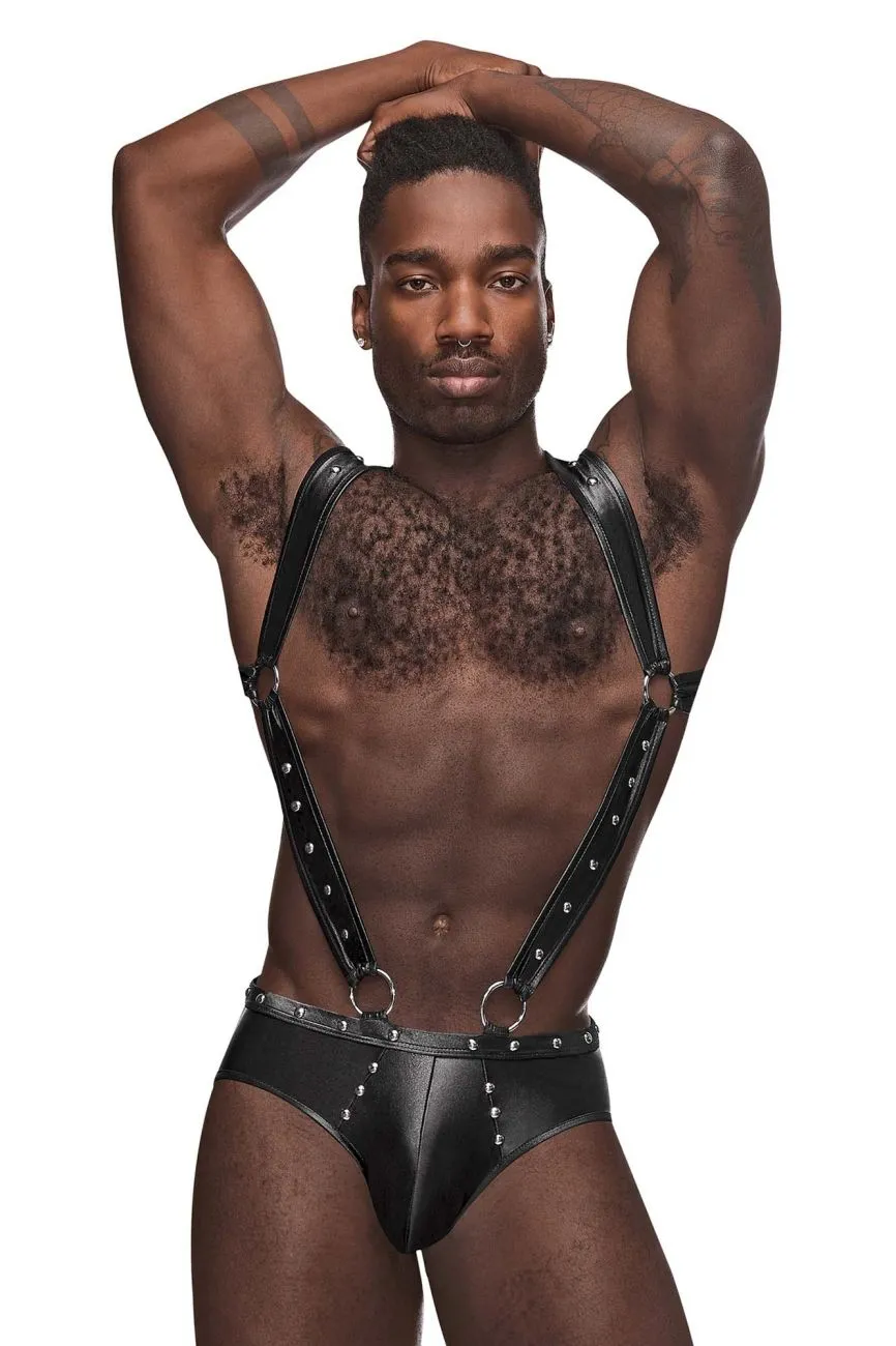 Bekleidung_Herren Power_Herrenunterwäsche Male Power PAK-154 Fetish Uranus Jockstrap Farbe Schwarz