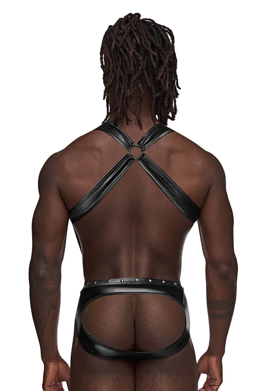 Bekleidung_Herren Power_Herrenunterwäsche Male Power PAK-154 Fetish Uranus Jockstrap Farbe Schwarz