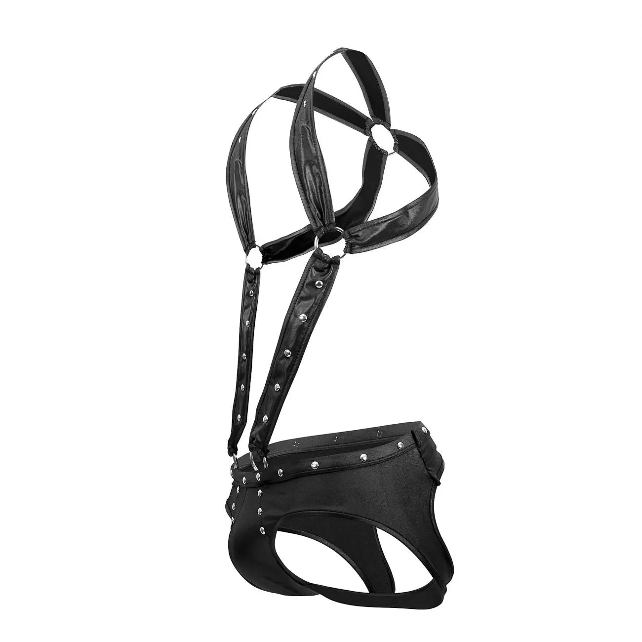 Bekleidung_Herren Power_Herrenunterwäsche Male Power PAK-154 Fetish Uranus Jockstrap Farbe Schwarz