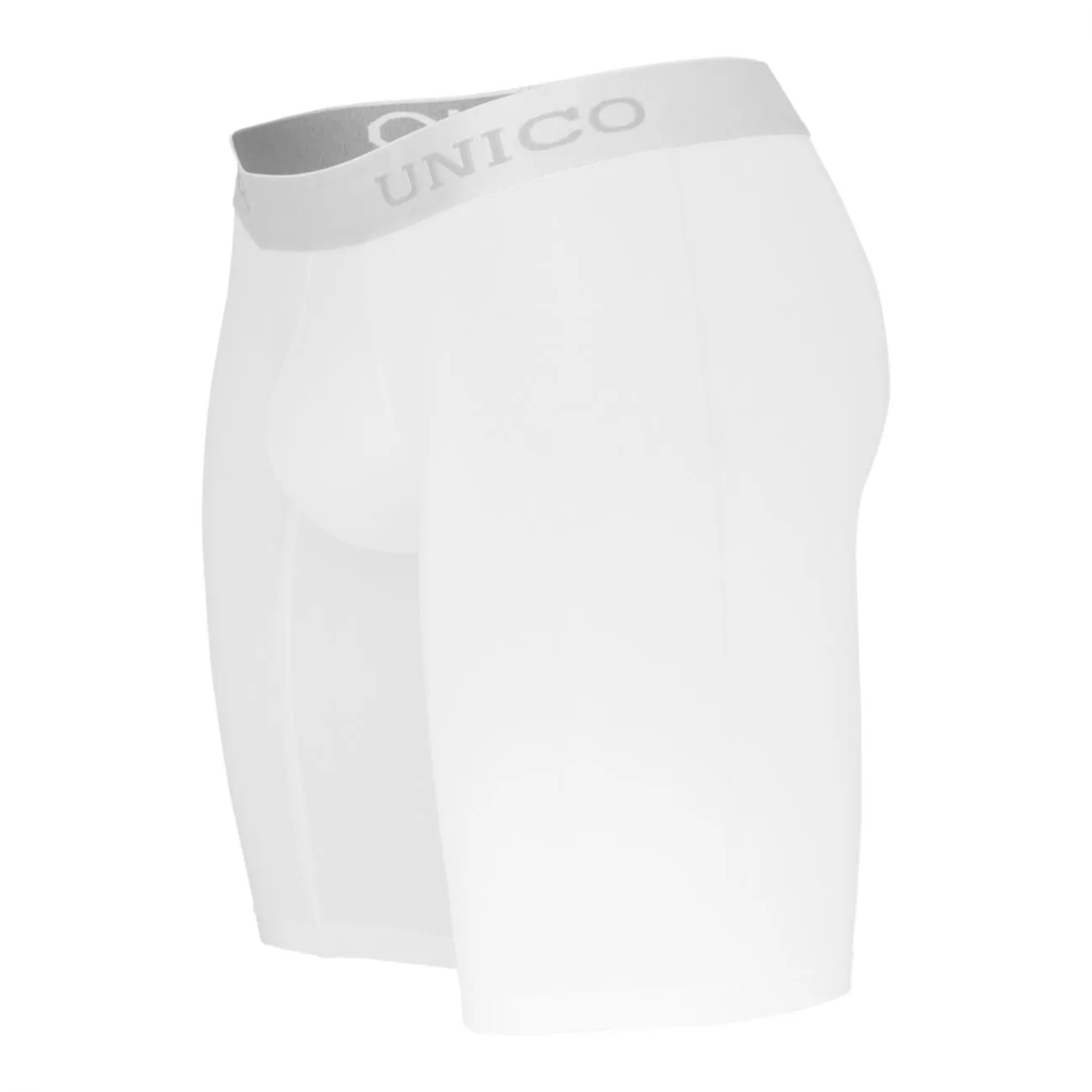 Bekleidung_Mundo Unico_Herrenunterwäsche Unico 1200100300 (1212010030300) Boxershorts Cristalino Mikrofaser Farbe Weiß