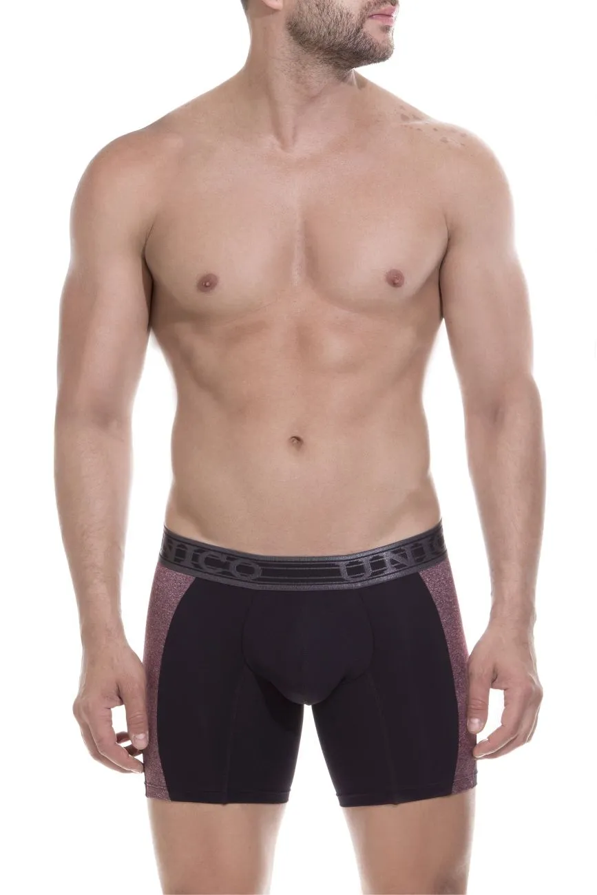 Bekleidung_Mundo Unico_Herrenunterwäsche Unico 1803010021499 Boxershorts Rückgabe Farbe Schwarz