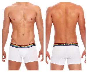 Clothing_Mundo Unico_Mens Underwear Unico 21050100101 Love Wins Trunks Color 00-White