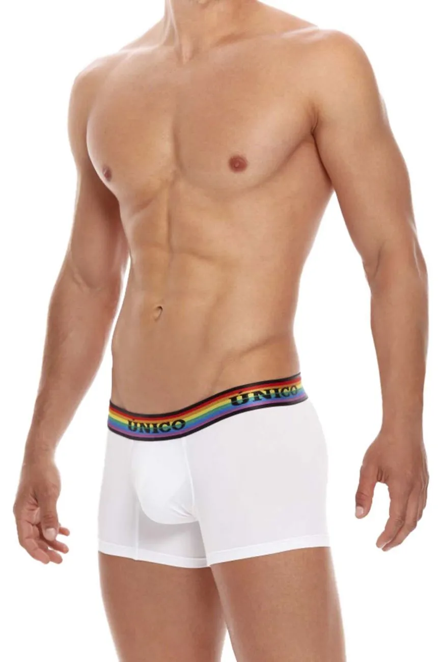 Kleidung_Mundo Unico_Herrenunterwäsche Unico 21050100101 Liebe gewinnt Trunks Farbe 00-Weiß