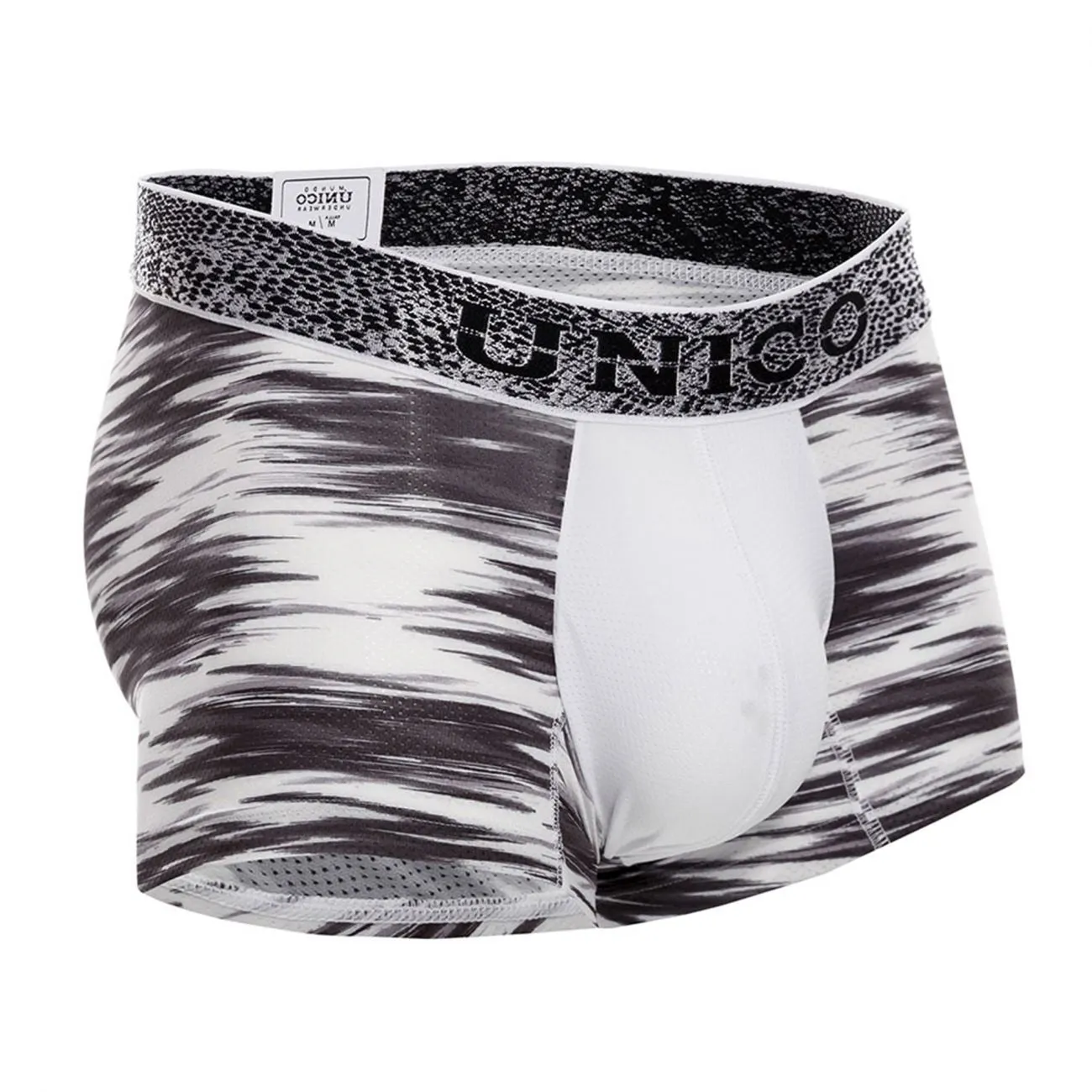 Bekleidung_Mundo Unico_Herrenunterwäsche Unico 21070100103 Gefütterte Boxershorts Farbe 63-Weiß