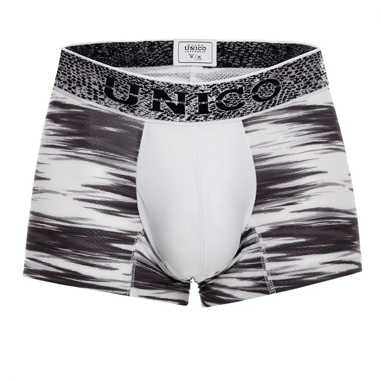 Bekleidung_Mundo Unico_Herrenunterwäsche Unico 21070100103 Gefütterte Boxershorts Farbe 63-Weiß