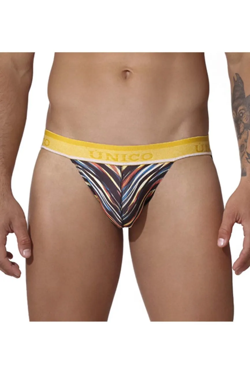Bekleidung_Mundo Unico_Herrenunterwäsche Unico 22020301203 Fragmentierter Jockstrap Farbe 63-Bedruckt