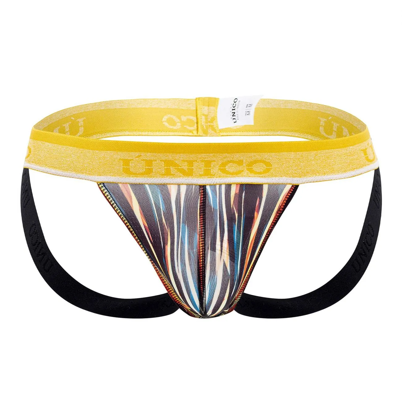 Bekleidung_Mundo Unico_Herrenunterwäsche Unico 22020301203 Fragmentierter Jockstrap Farbe 63-Bedruckt