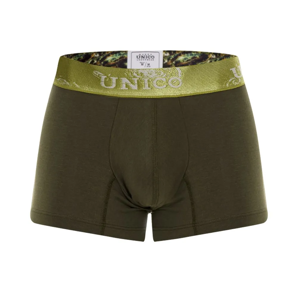 Bekleidung_Mundo Unico_Herrenunterwäsche Unico 22100100110 Zitrusfarbene Trunks Farbe 77-Bedruckt
