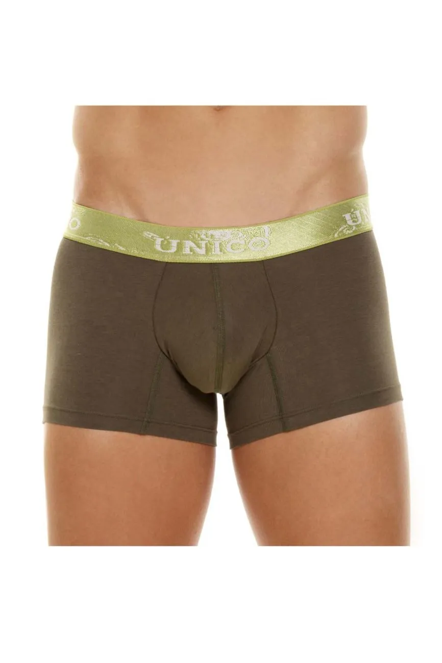 Bekleidung_Mundo Unico_Herrenunterwäsche Unico 22100100110 Zitrusfarbene Trunks Farbe 77-Bedruckt