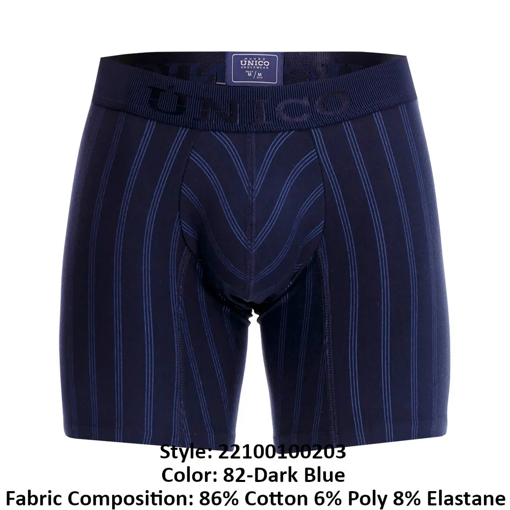Bekleidung_Mundo Unico_Herrenunterwäsche Unico 22100100203 Senda Boxershorts Farbe 82-Dunkelblau