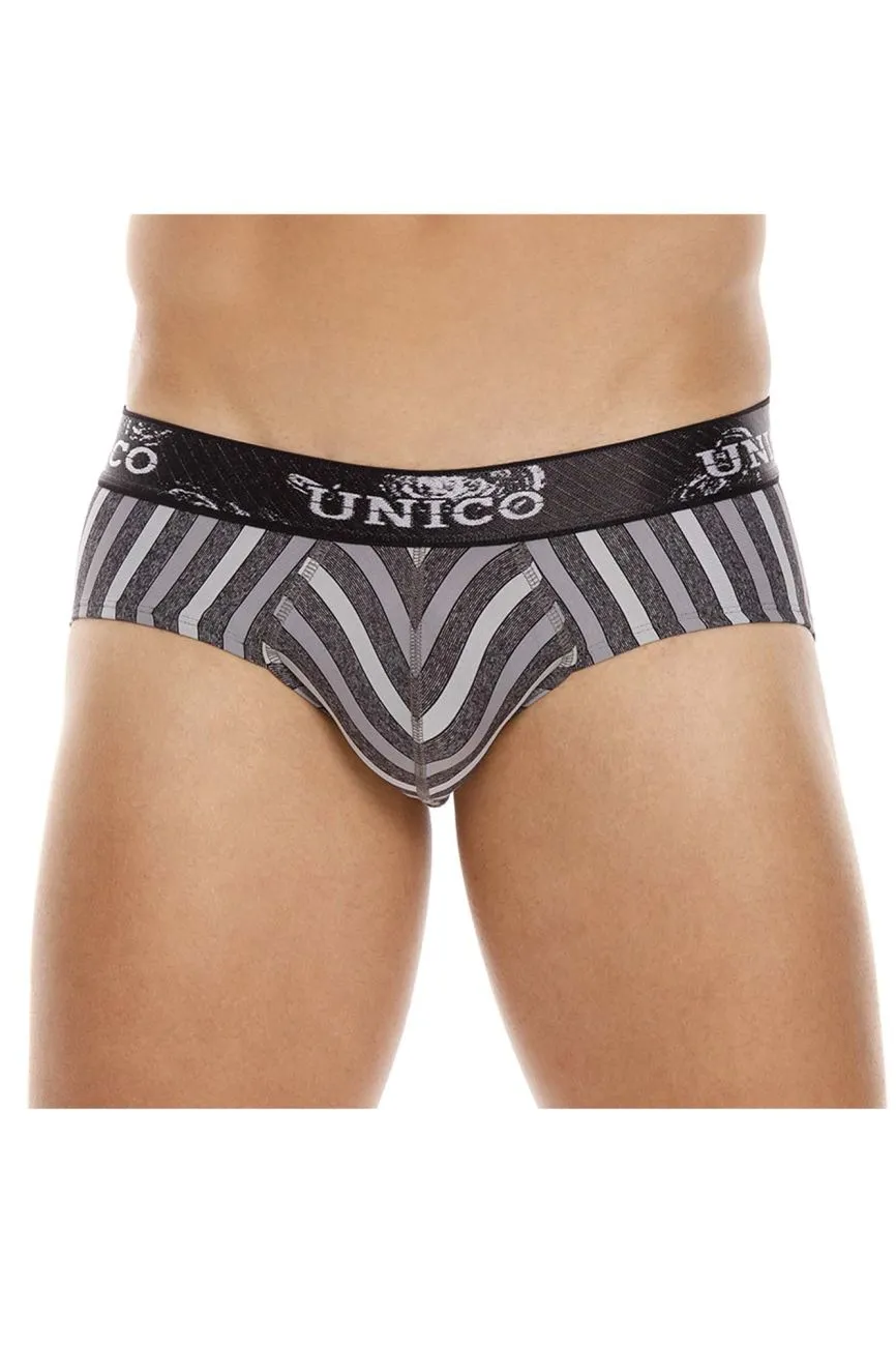 Bekleidung_Mundo Unico_Herrenunterwäsche Unico 22100201120 Granulado Slip Farbe 90-Bedruckt