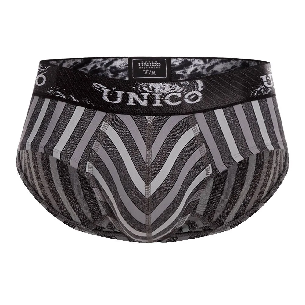 Bekleidung_Mundo Unico_Herrenunterwäsche Unico 22100201120 Granulado Slip Farbe 90-Bedruckt