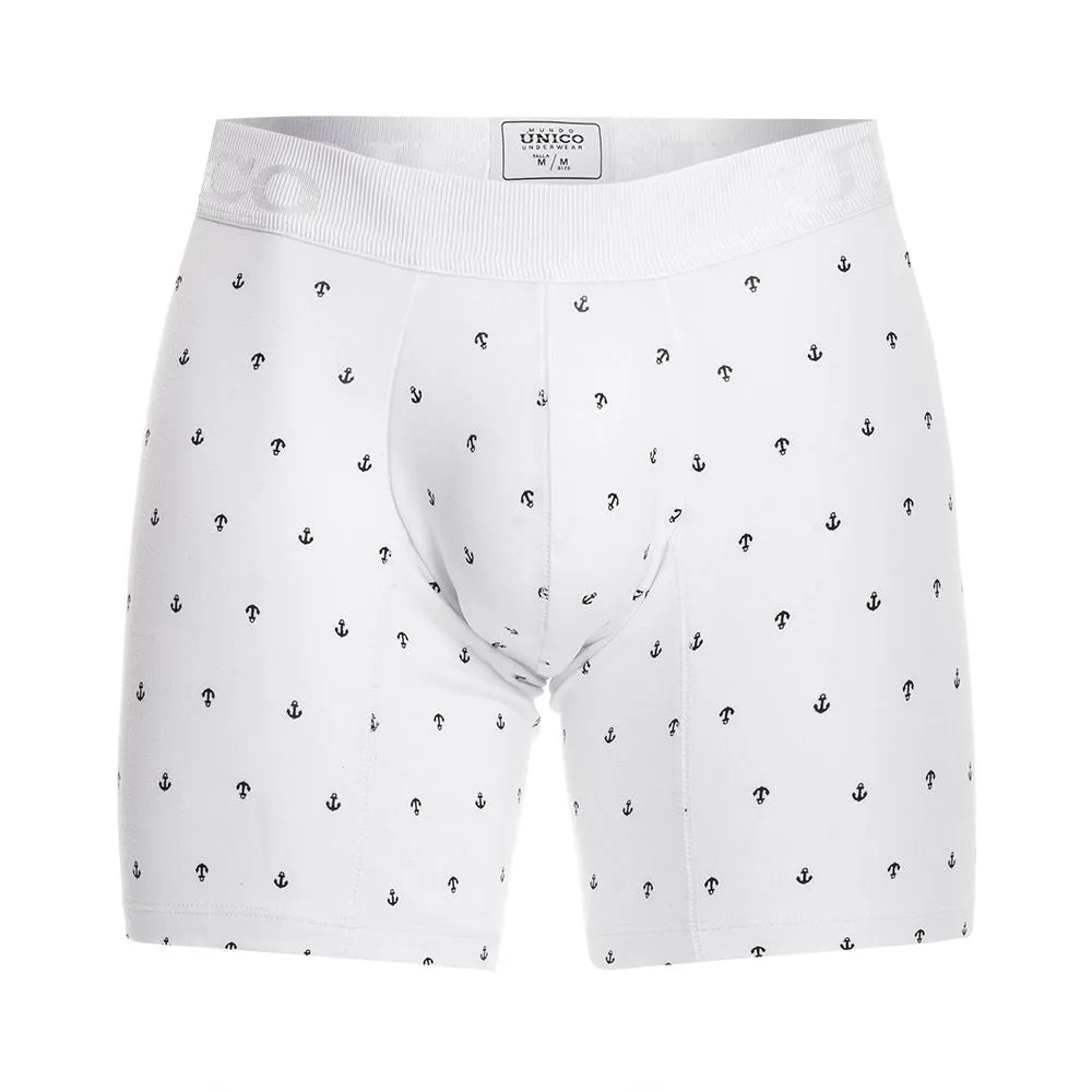 Bekleidung_Mundo Unico_Herrenunterwäsche Unico 22110100201 Naviero Boxershorts Farbe 29-Weiß