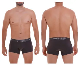 Clothing_Mundo Unico_Mens Underwear Unico 22120100108 Asfalto M22 Trunks Color 96-Dark Gray