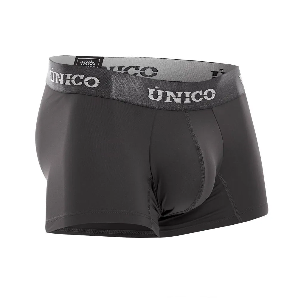 Bekleidung_Mundo Unico_Herrenunterwäsche Unico 22120100108 Asphalt M22 Boxershorts Farbe 96-Dunkelgrau