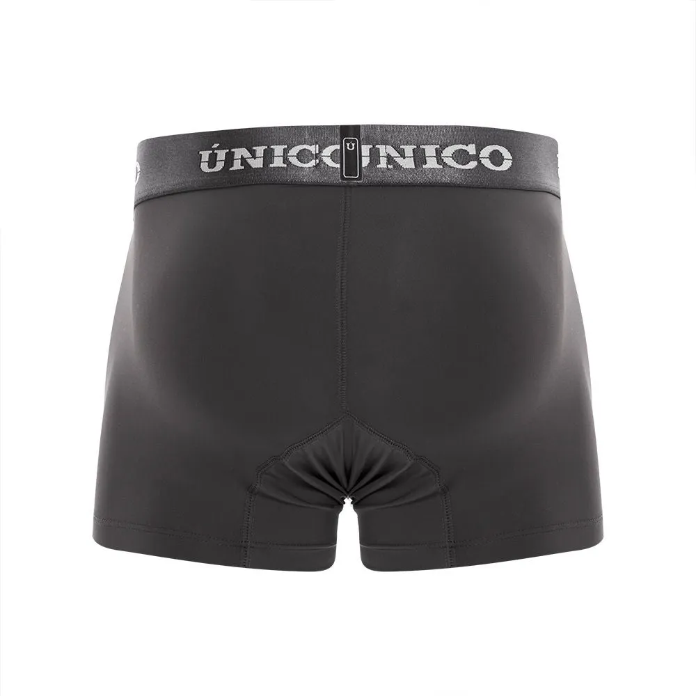 Bekleidung_Mundo Unico_Herrenunterwäsche Unico 22120100108 Asphalt M22 Boxershorts Farbe 96-Dunkelgrau