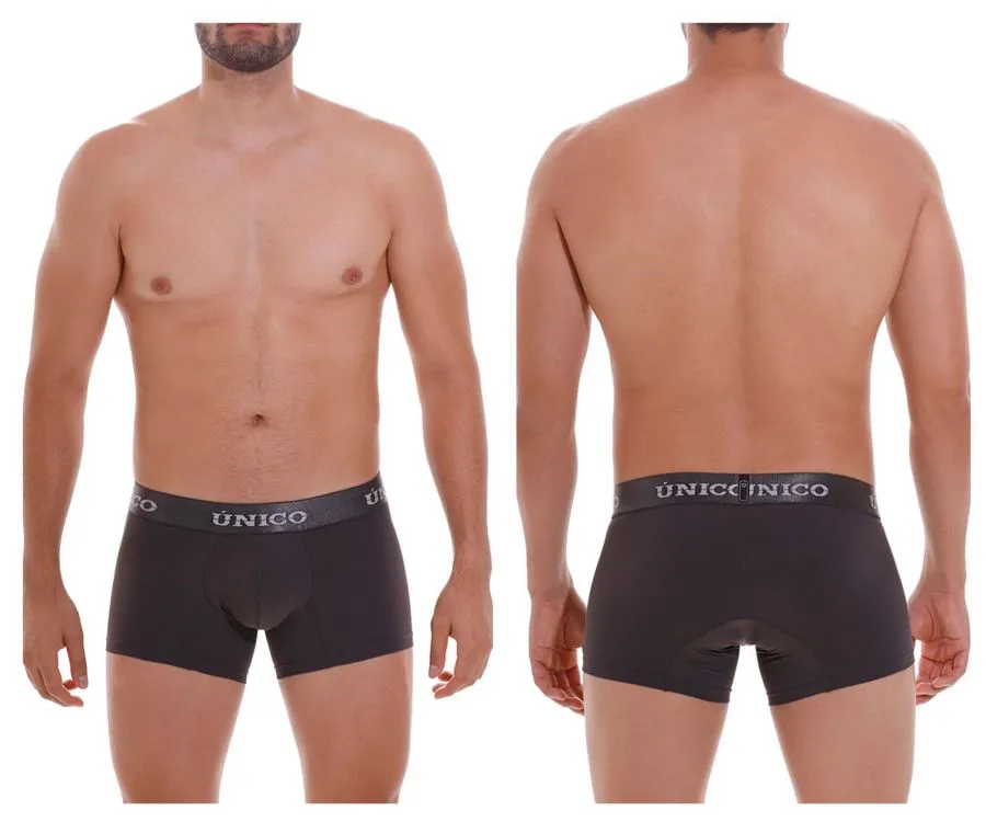 Bekleidung_Mundo Unico_Herrenunterwäsche Unico 22120100108 Asphalt M22 Boxershorts Farbe 96-Dunkelgrau