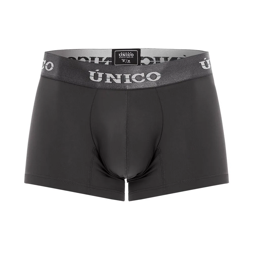 Bekleidung_Mundo Unico_Herrenunterwäsche Unico 22120100108 Asphalt M22 Boxershorts Farbe 96-Dunkelgrau