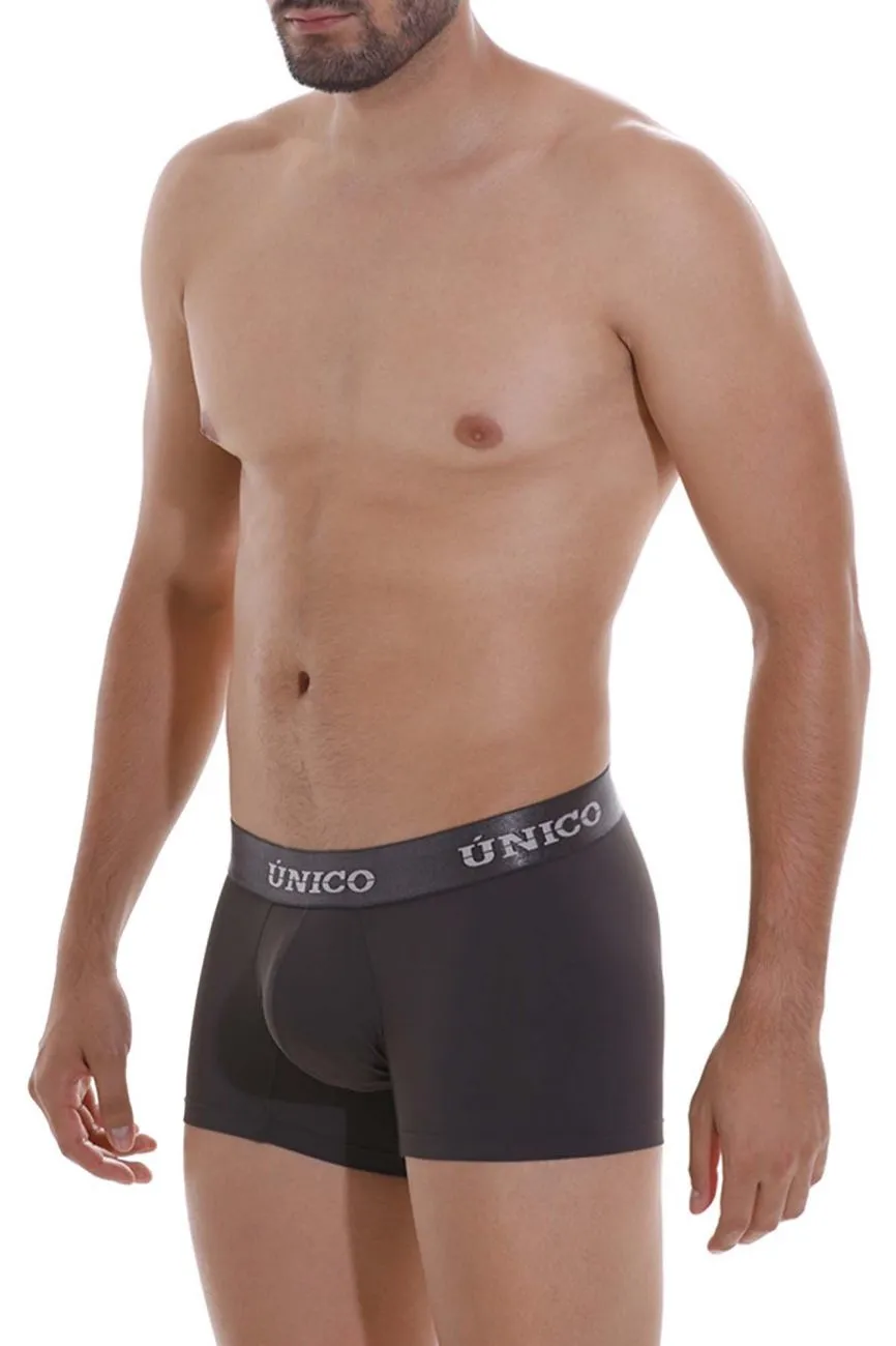 Bekleidung_Mundo Unico_Herrenunterwäsche Unico 22120100108 Asphalt M22 Boxershorts Farbe 96-Dunkelgrau