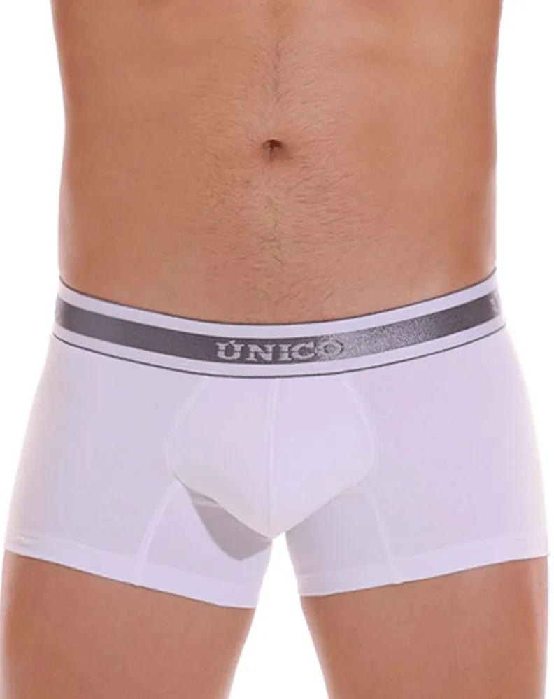 Bekleidung_Mundo Unico_Herrenunterwäsche Unico 22120100109 Glanz A22 Slips 00-Weiß