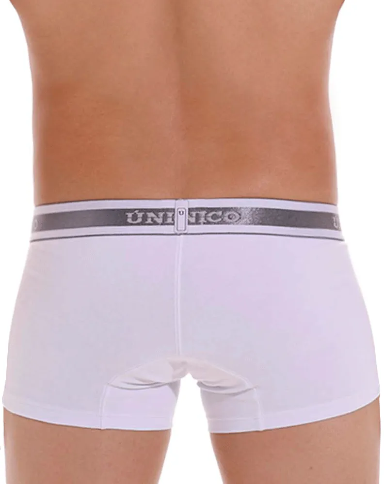Bekleidung_Mundo Unico_Herrenunterwäsche Unico 22120100109 Glanz A22 Slips 00-Weiß