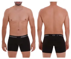 Clothing_Mundo Unico_Mens Underwear Unico 22120100203 Intenso A22 Boxer Briefs Color 99-Black