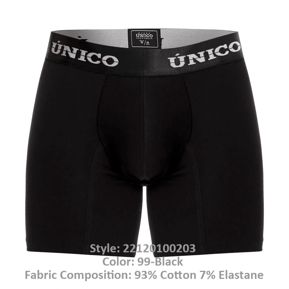 Bekleidung_Mundo Unico_Herrenunterwäsche Unico 22120100203 Intenso A22 Boxershorts Farbe 99-Schwarz