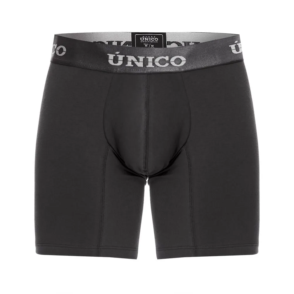 Bekleidung_Mundo Unico_Herrenunterwäsche Unico 22120100204 Asfalto A22 Boxershorts Farbe 96-Dunkelgrau