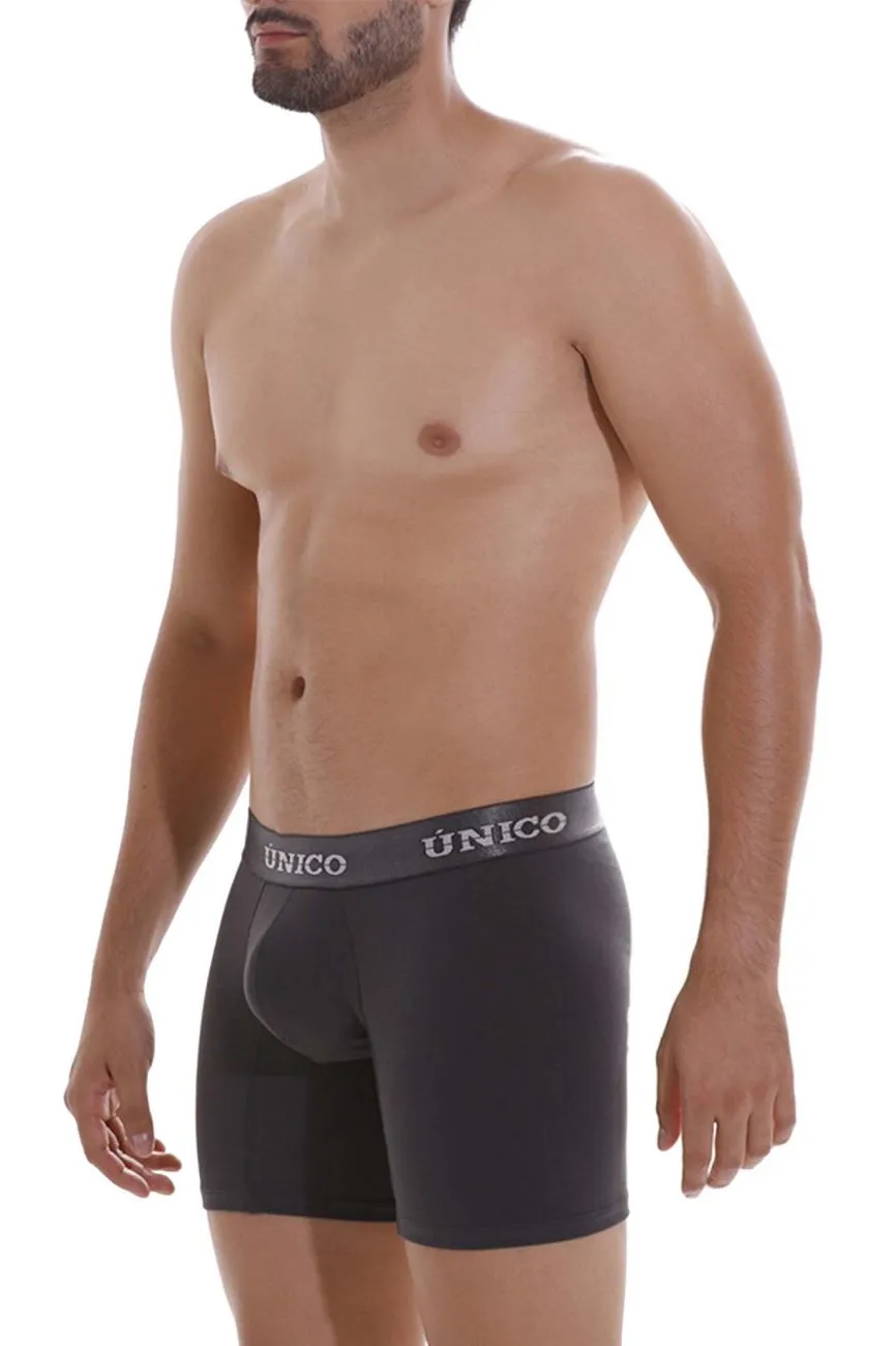 Bekleidung_Mundo Unico_Herrenunterwäsche Unico 22120100204 Asfalto A22 Boxershorts Farbe 96-Dunkelgrau