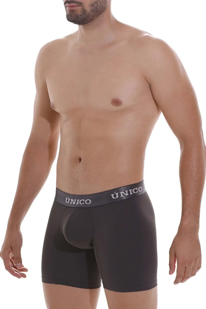 Bekleidung_Mundo Unico_Herrenunterwäsche Unico 22120100208 Asphalt M22 Boxershorts Farbe 96-Dunkelgrau