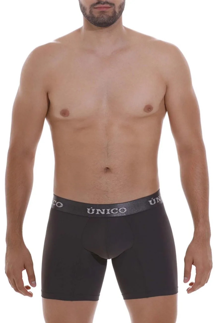 Bekleidung_Mundo Unico_Herrenunterwäsche Unico 22120100208 Asphalt M22 Boxershorts Farbe 96-Dunkelgrau