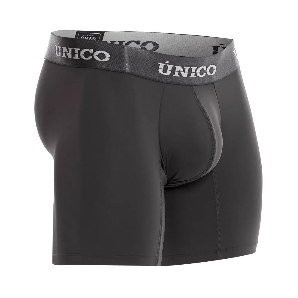 Bekleidung_Mundo Unico_Herrenunterwäsche Unico 22120100208 Asphalt M22 Boxershorts Farbe 96-Dunkelgrau