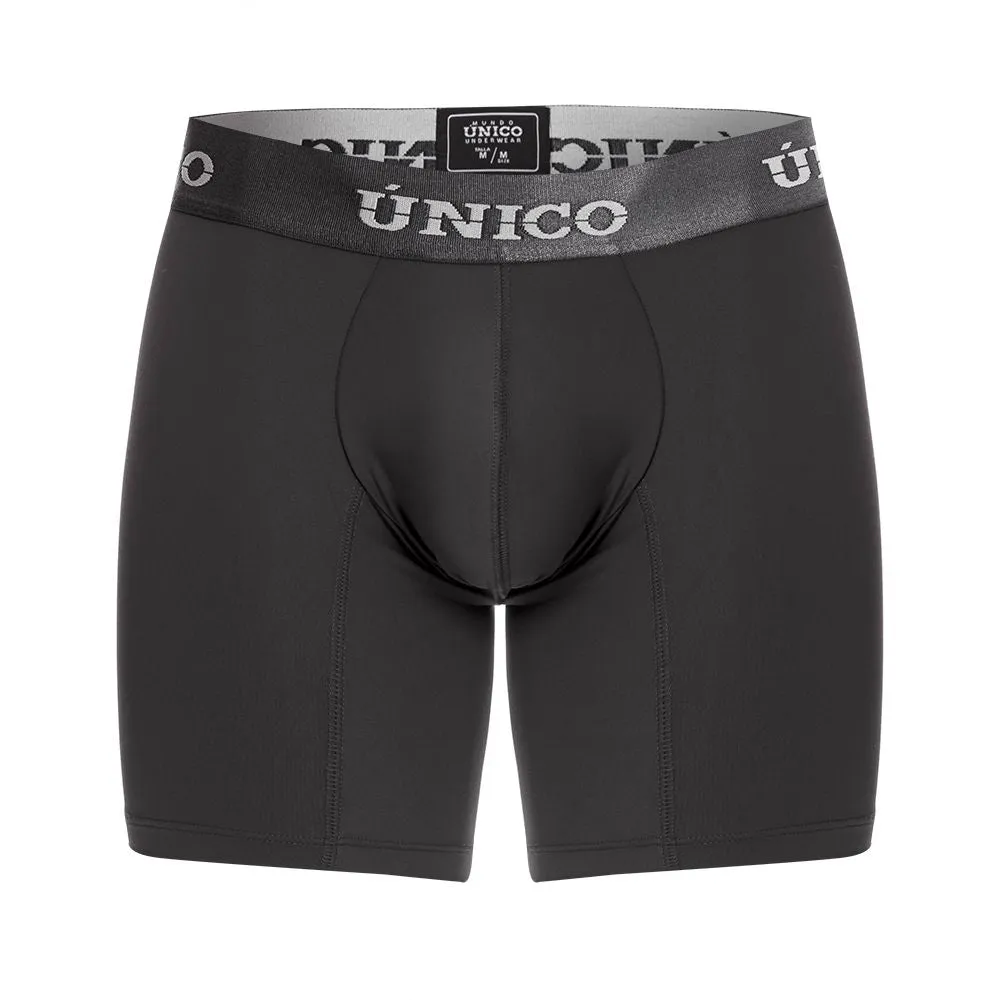 Bekleidung_Mundo Unico_Herrenunterwäsche Unico 22120100208 Asphalt M22 Boxershorts Farbe 96-Dunkelgrau