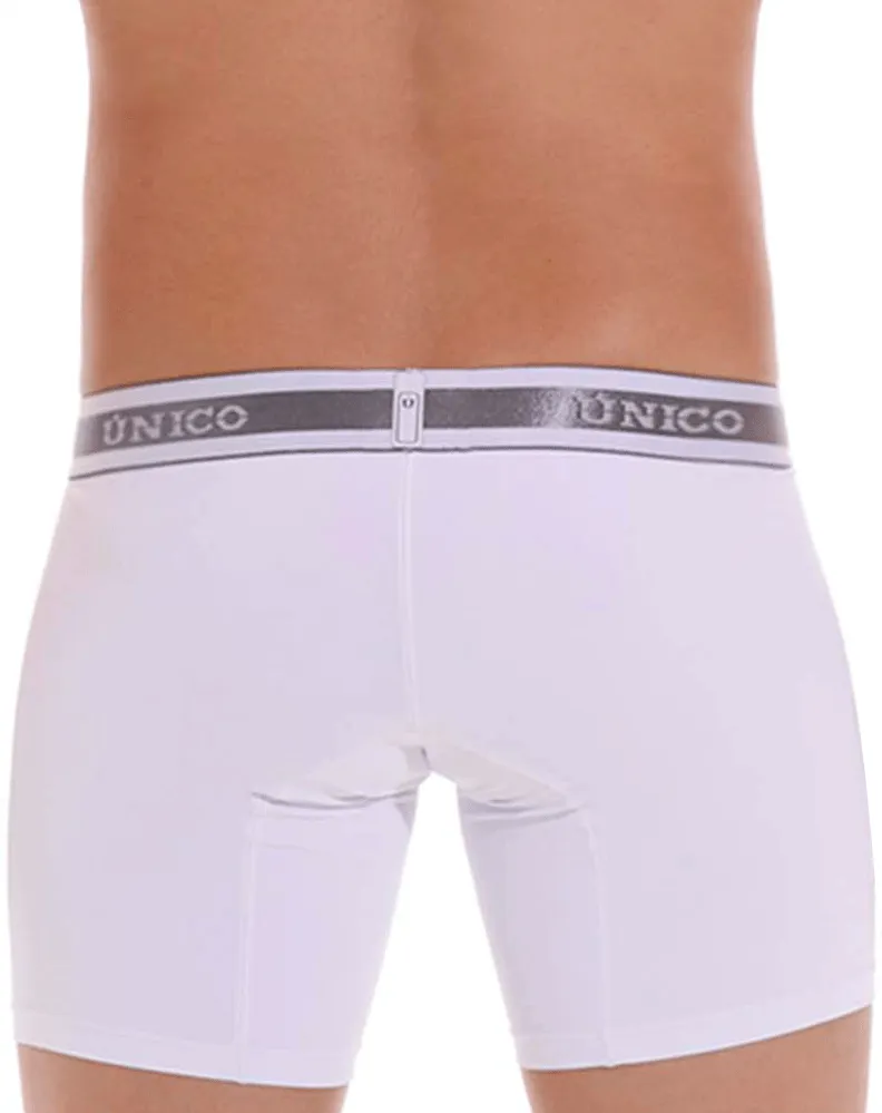 Bekleidung_Mundo Unico_Herrenunterwäsche Unico 22120100212 Glanz M22 Boxershorts 00-weiß