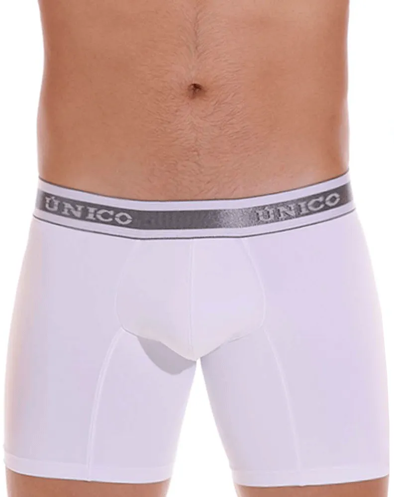 Bekleidung_Mundo Unico_Herrenunterwäsche Unico 22120100212 Glanz M22 Boxershorts 00-weiß