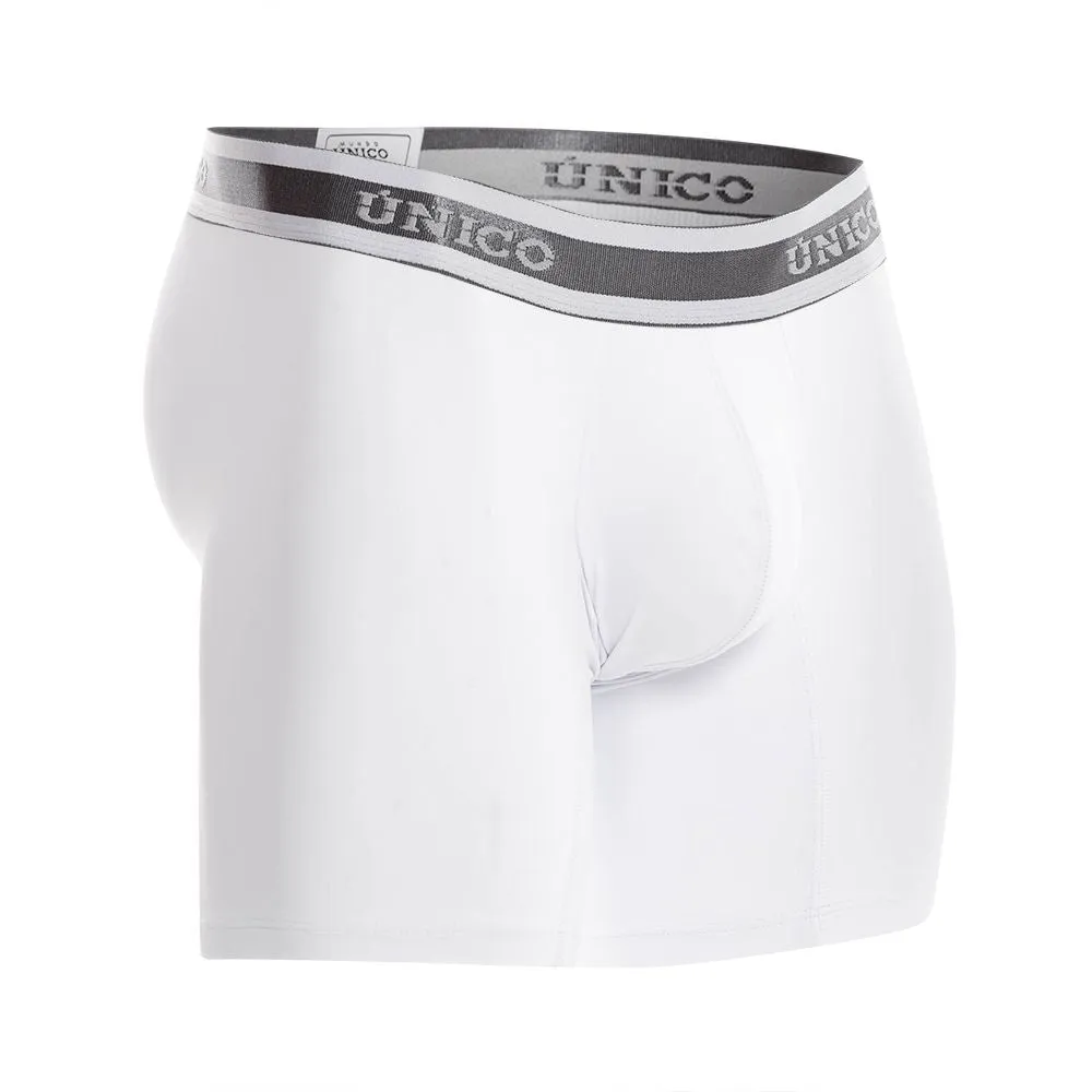 Bekleidung_Mundo Unico_Herrenunterwäsche Unico 22120100212 Glanz M22 Boxershorts Farbe 00-Weiß
