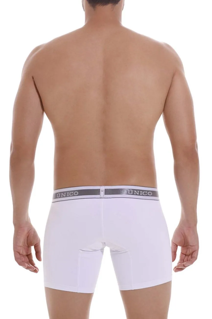 Bekleidung_Mundo Unico_Herrenunterwäsche Unico 22120100212 Glanz M22 Boxershorts Farbe 00-Weiß