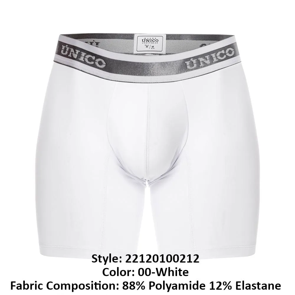 Bekleidung_Mundo Unico_Herrenunterwäsche Unico 22120100212 Glanz M22 Boxershorts Farbe 00-Weiß