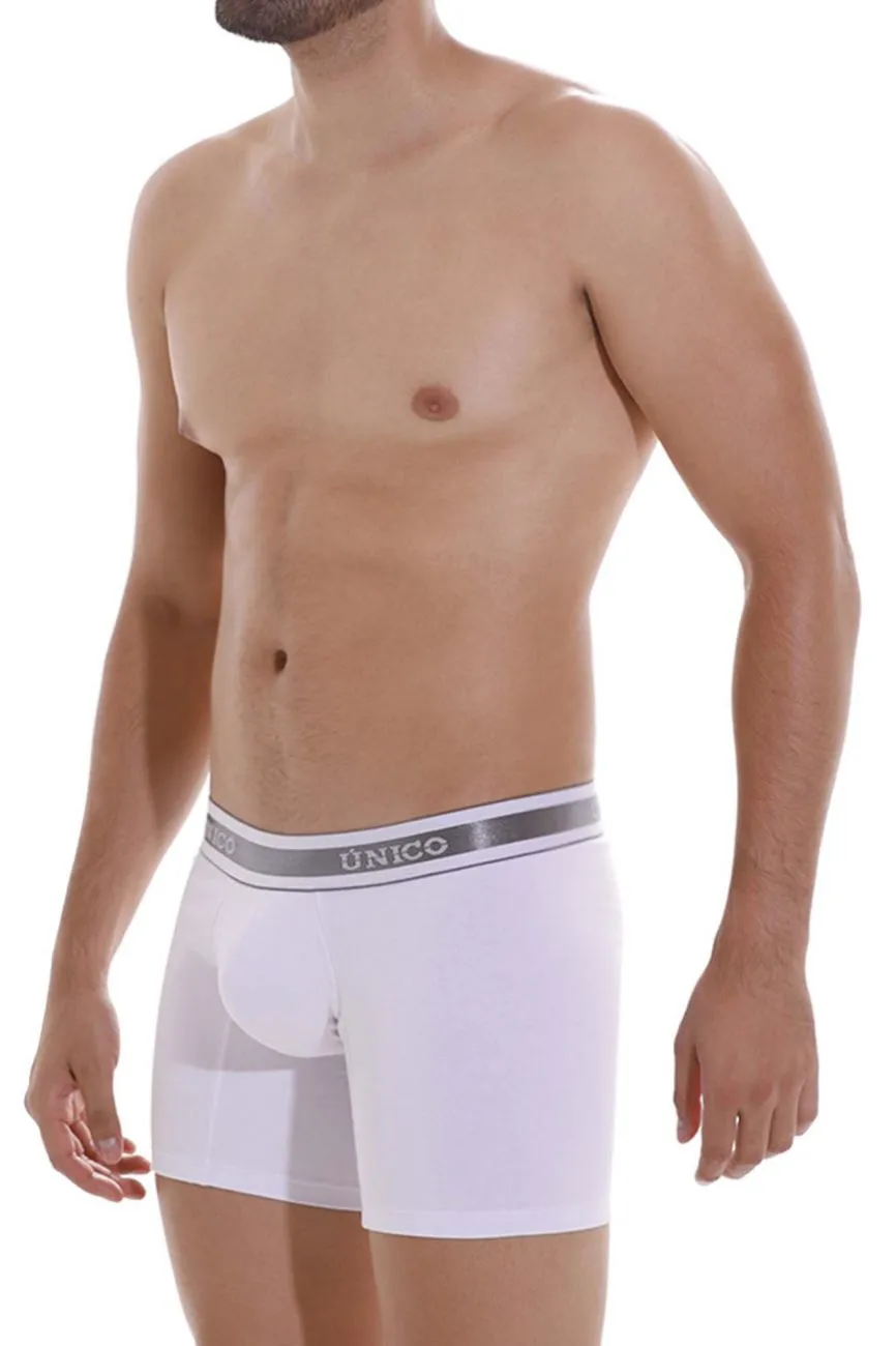 Bekleidung_Mundo Unico_Herrenunterwäsche Unico 22120100212 Glanz M22 Boxershorts Farbe 00-Weiß