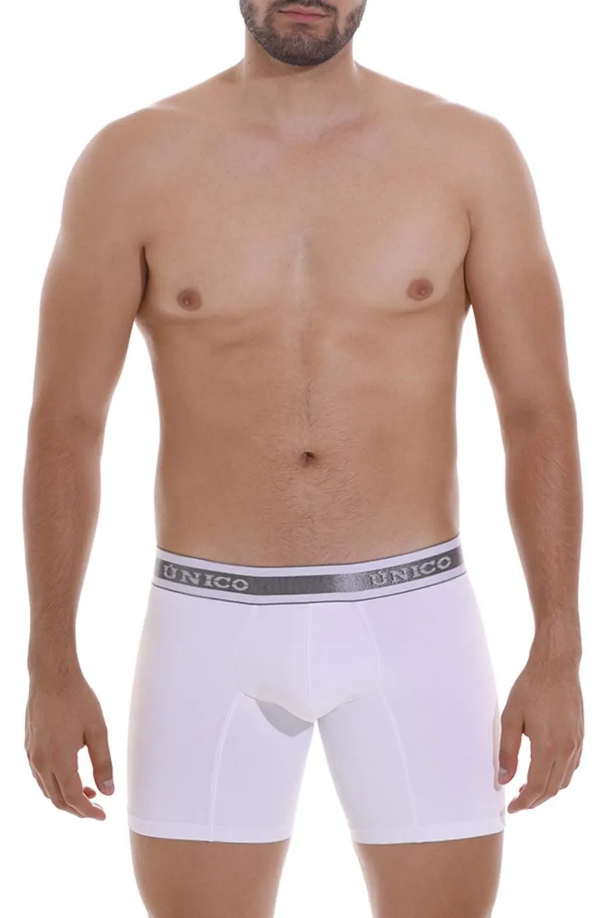 Bekleidung_Mundo Unico_Herrenunterwäsche Unico 22120100212 Glanz M22 Boxershorts Farbe 00-Weiß