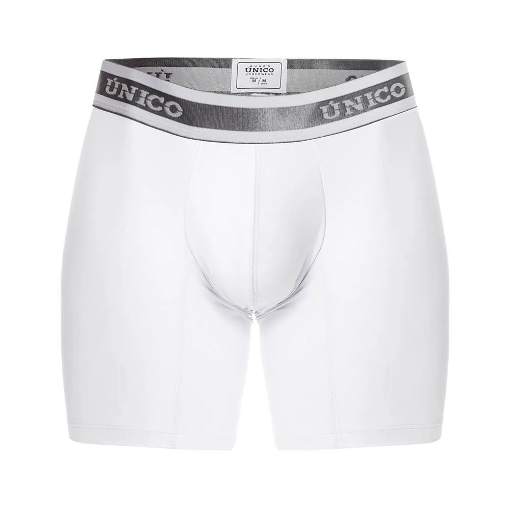Bekleidung_Mundo Unico_Herrenunterwäsche Unico 22120100212 Glanz M22 Boxershorts Farbe 00-Weiß