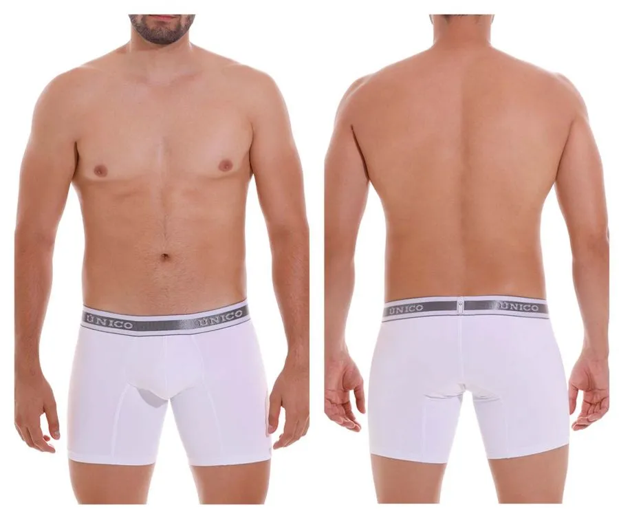 Bekleidung_Mundo Unico_Herrenunterwäsche Unico 22120100212 Glanz M22 Boxershorts Farbe 00-Weiß