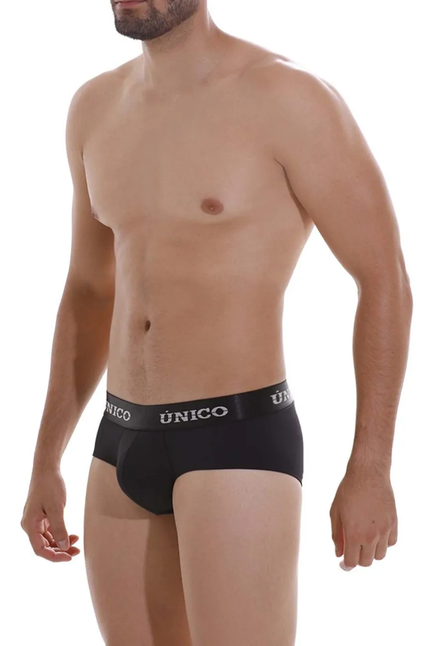 Bekleidung_Mundo Unico_Herrenunterwäsche Unico 22120201103 Intenso A22 Slip Farbe 99-Schwarz