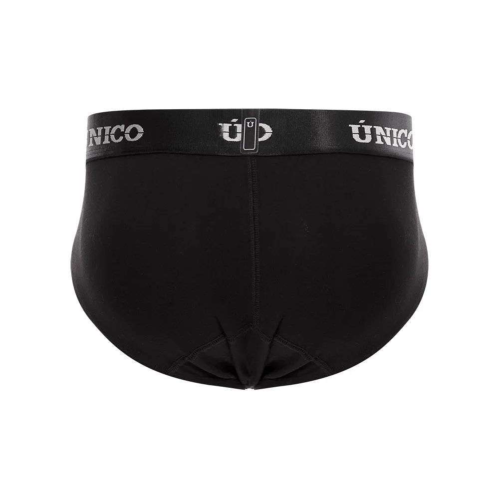 Bekleidung_Mundo Unico_Herrenunterwäsche Unico 22120201103 Intenso A22 Slip Farbe 99-Schwarz