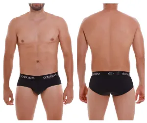 Clothing_Mundo Unico_Mens Underwear Unico 22120201103 Intenso A22 Briefs Color 99-Black