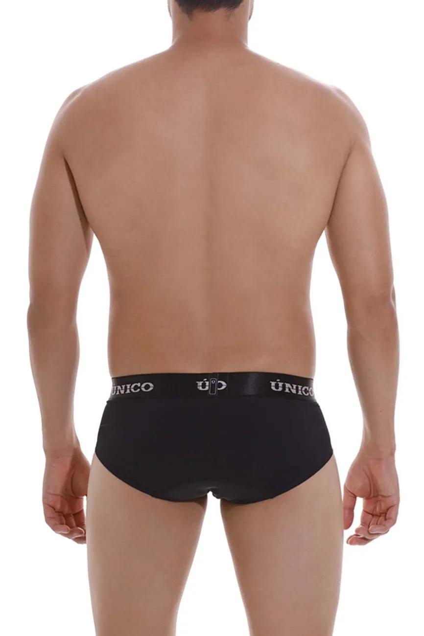 Bekleidung_Mundo Unico_Herrenunterwäsche Unico 22120201103 Intenso A22 Slip Farbe 99-Schwarz